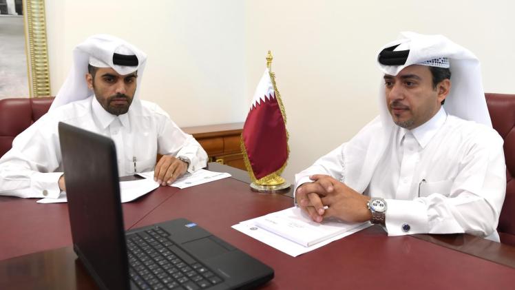 جانب من مشاركة دولة قطر في أعمال الدورة