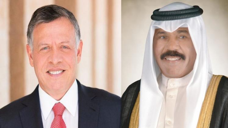 أمير الكويت والعاهل الأردني