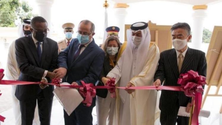 خلال افتتاح مقر السفارة بالعاصمة كيغالي