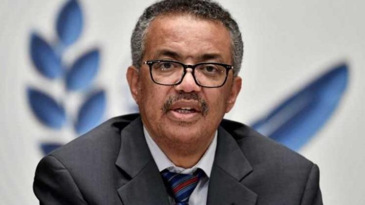 الأمين العام لمنظمة الصحة العالمية تيدروس غيبريسوس