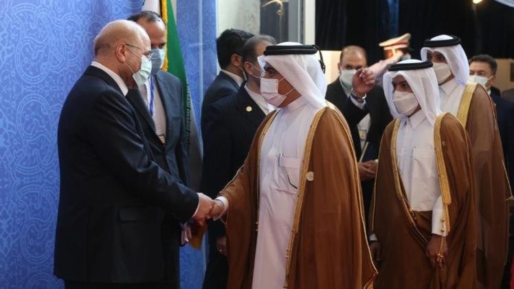 مشاركة وزير التجارة والصناعة والقائم بأعمال وزير المالية في حفل التنصيب