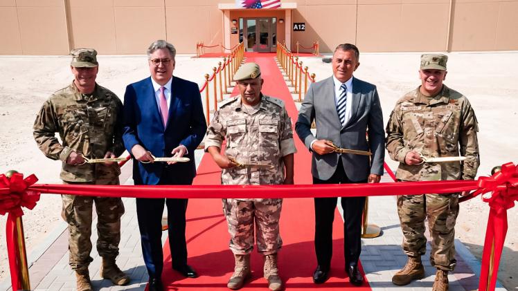 جانب من تدشين مشروع توسعة القاعدة