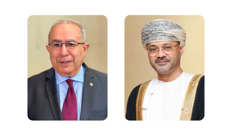 وزيرا الخارجية العماني والجزائري