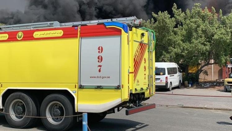 مشاهد من الحريق