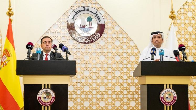 خلال المؤتمر الصحفي