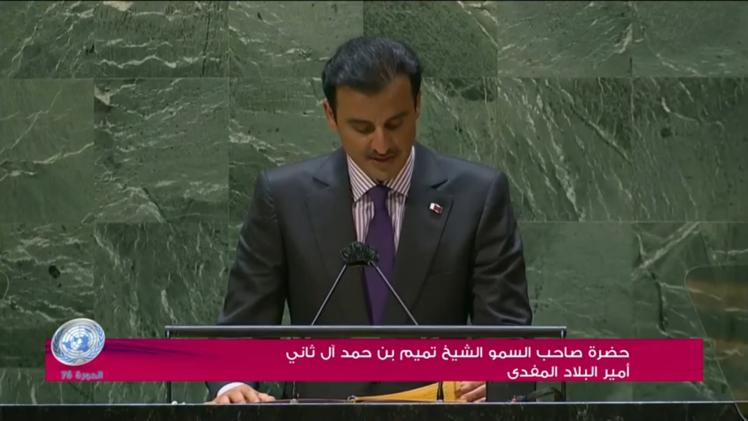 حضرة صاحب السمو الشيخ تميم بن حمد آل ثاني أمير البلاد المفدى