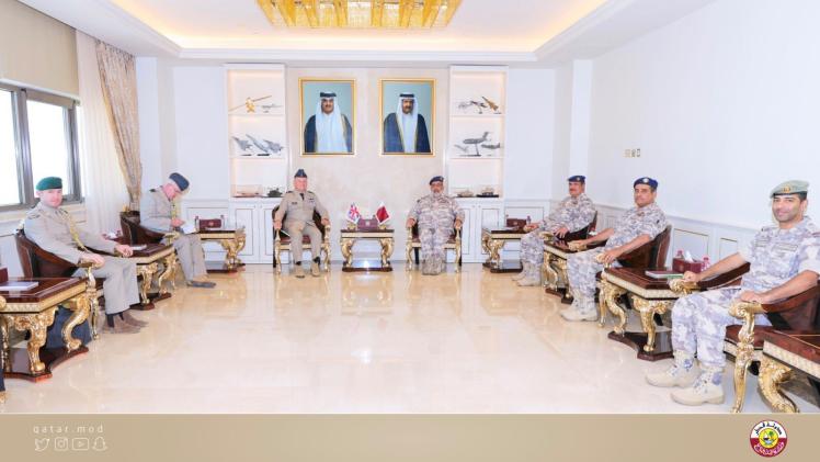 جانب من استقبال كبير مستشاري الدفاع للشرق الأوسط