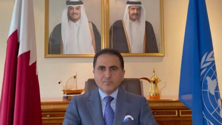 سعادة السفير علي خلفان المنصوري المندوب الدائم لدولة قطر بجنيف