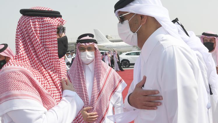 معالي رئيس الوزراء خلال وداع وزير داخلية المملكة العربية السعودية