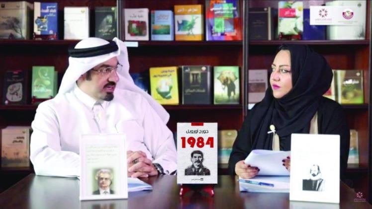 جانب من حلقة مبادرة "ما بين الرفوف الأسبوعية"