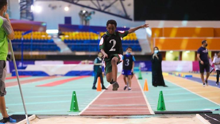 جانب من الاختبارات الرياضية