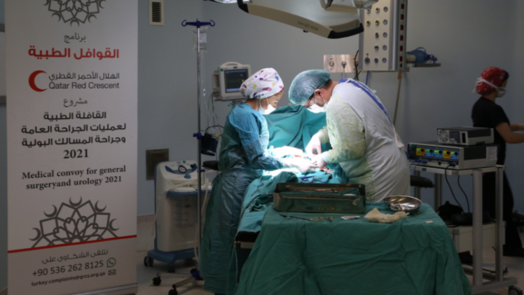 خلال إجراء عمليات الجراحة