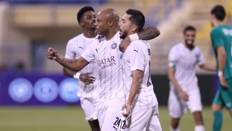 جانب من المباراة