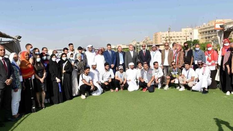 جانب من الوفود المشاركة في الفعاليات