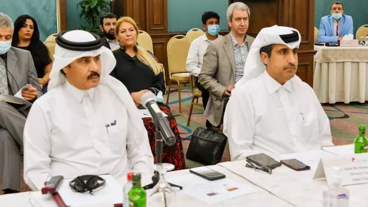 جانب من فعاليات اللقاء القطري الألماني