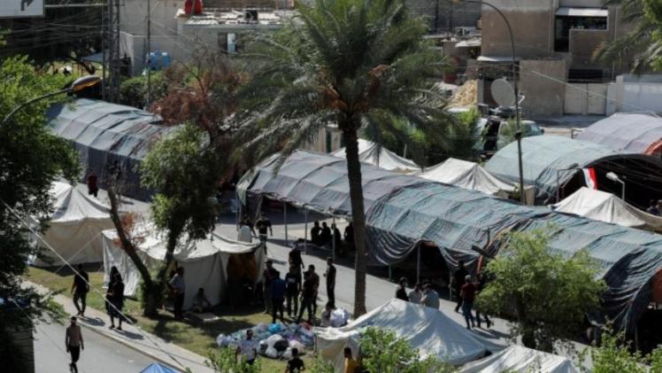 جانب من الاعتصام