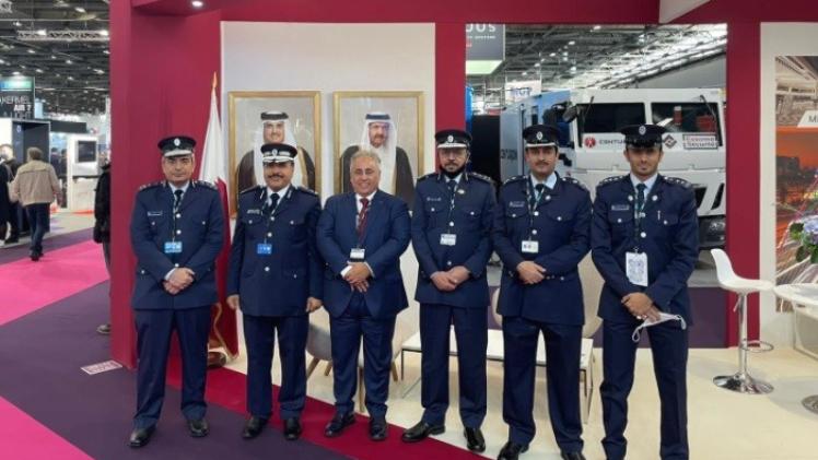 وفد وزارة الداخلية المشارك في المعرض