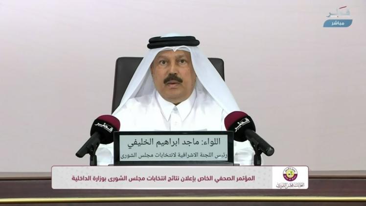 ‏اللواء ماجد إبراهيم الخليفي رئيس اللجنة الإشرافية لانتخابات مجلس الشورى