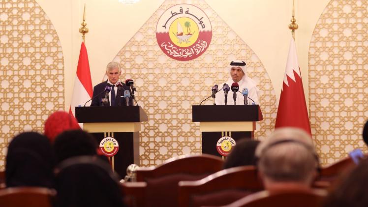 جانب من المؤتمر الصحفي