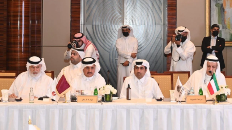 وفد قطر المشارك في اللقاء التشاوري
