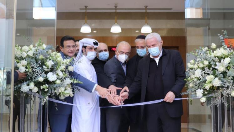 أثناء تدشين المكز الطبي