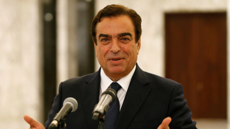 جورج قرداحي وزير الإعلام اللبناني