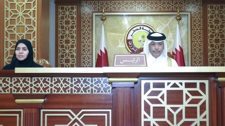 جانب من الجلسة الأسبوعية العادية