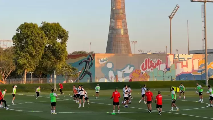 من تدريبات المنتخب المصري