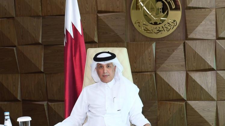 سعادة السيد سلطان بن سعد المريخي وزير الدولة للشؤون الخارجية