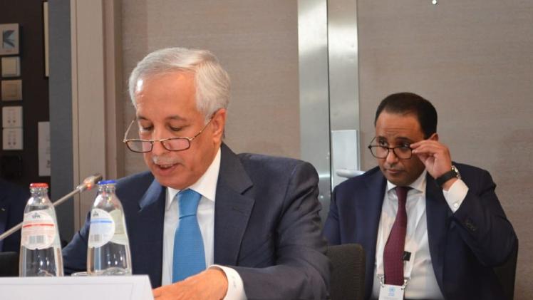 سعادة السيد سلطان بن سعد المريخي وزير الدولة للشؤون الخارجية