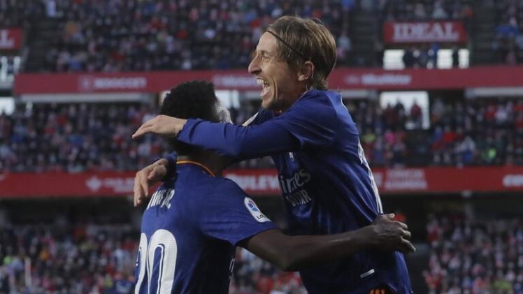 جانب من المباراة