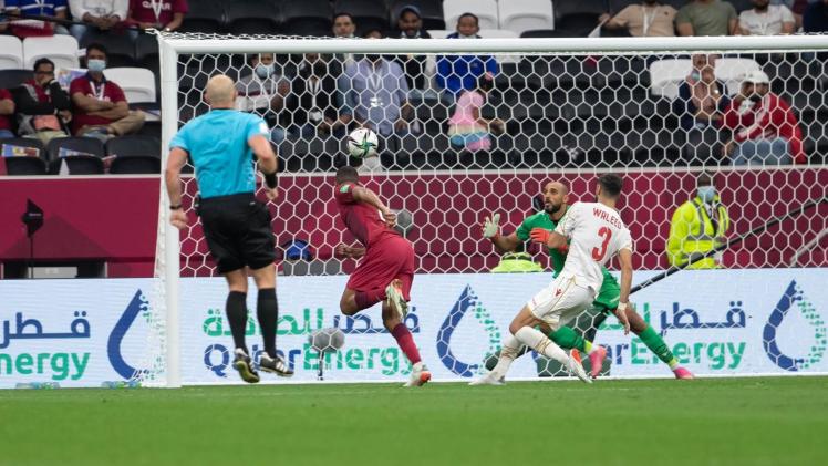 جانب من المباراة