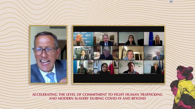 جانب من الحدث الافتراضي رفيع المستوى