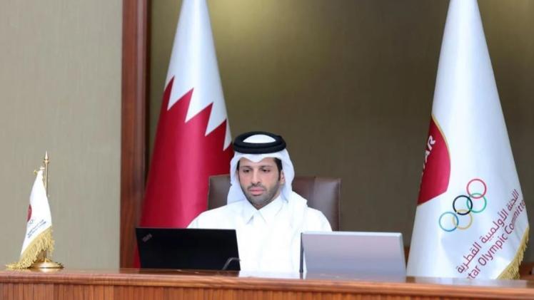 سعادة الشيخ أحمد بن نوح آل ثاني مدير ادارة الشؤون القانونية باللجنة الأولمبية القطرية