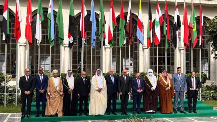 صورة جماعية لوزراء العدل العرب