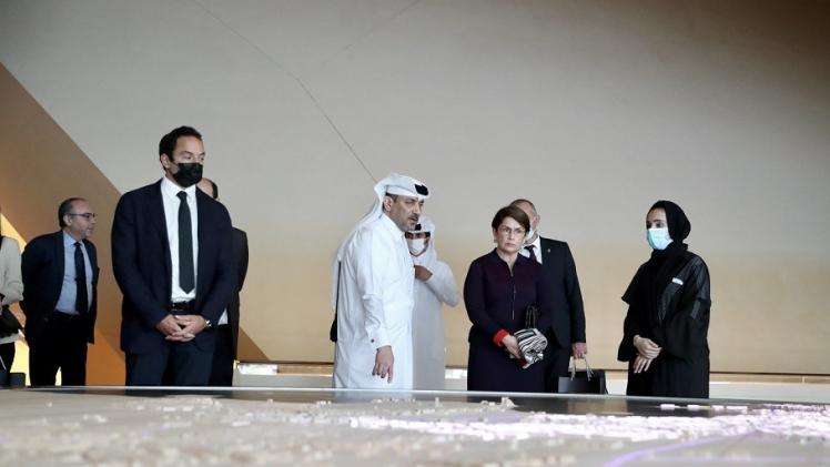 جانب من الزيارة