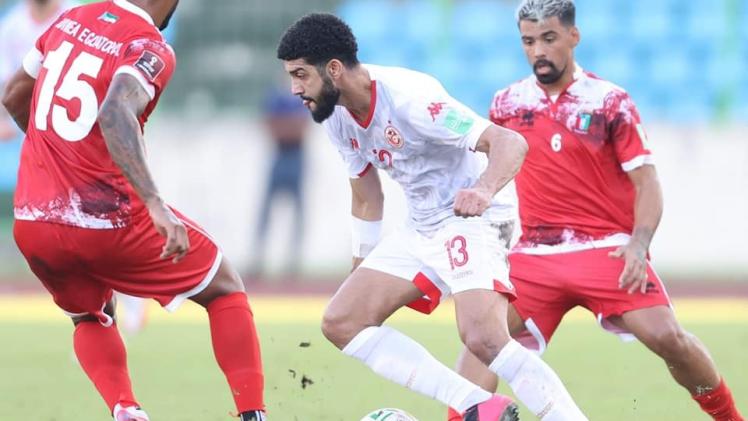 من مباراة تونس وسوريا