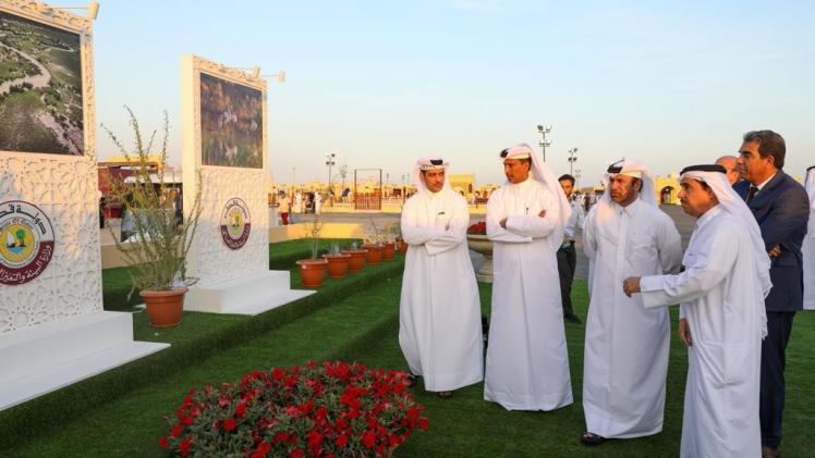 خلال افتتاح المعرض