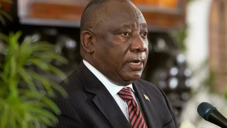 رئيس جنوب أفريقيا سيريل رامافوزا