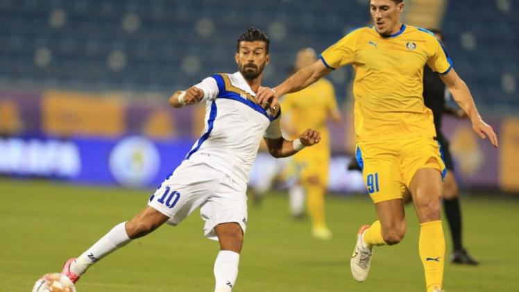 جانب من المباراة