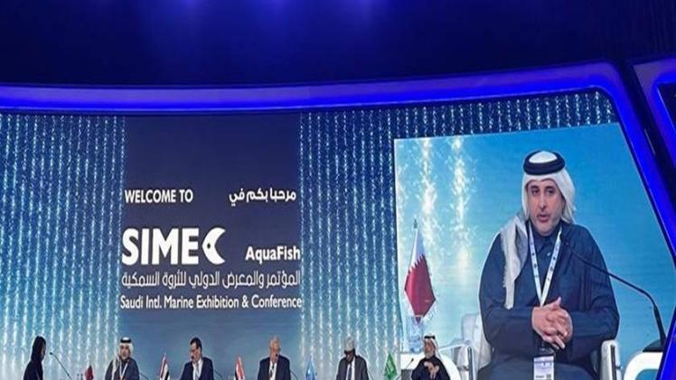 جانب من المؤتمر والمعرض الدولي للثروة السمكية