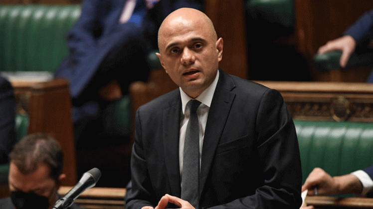 ساجد جاويد وزير الصحة البريطاني