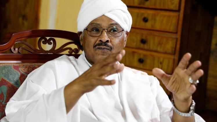 مبارك الفاضل رئيس حزب "الأمة" السوداني