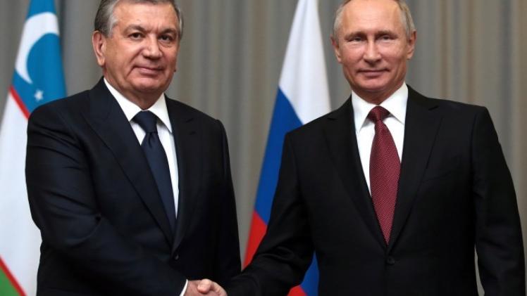 الرئيسان الروسي والأوزبكي