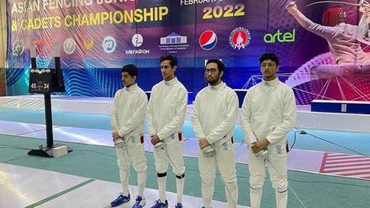 منتخبنا الوطني للمبارزة