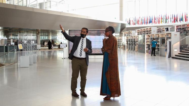 جانب من الزيارة