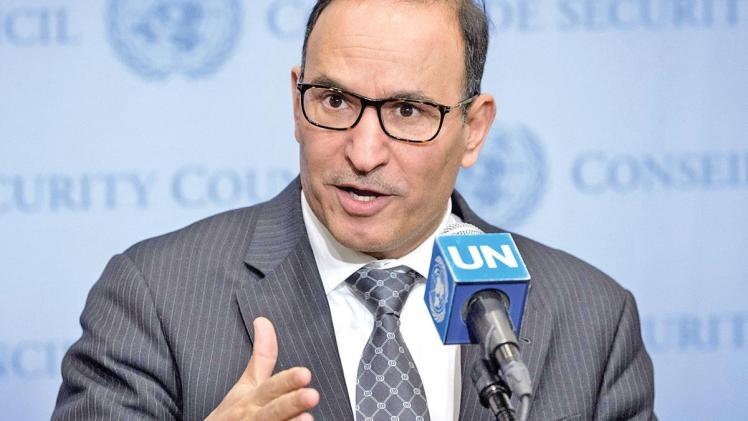 السفير منصور العتيبي المندوب الدائم للكويت بالأمم المتحدة