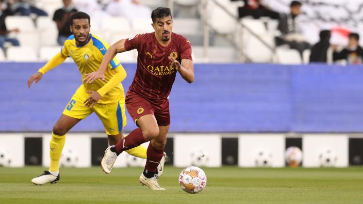 جانب من المباراة