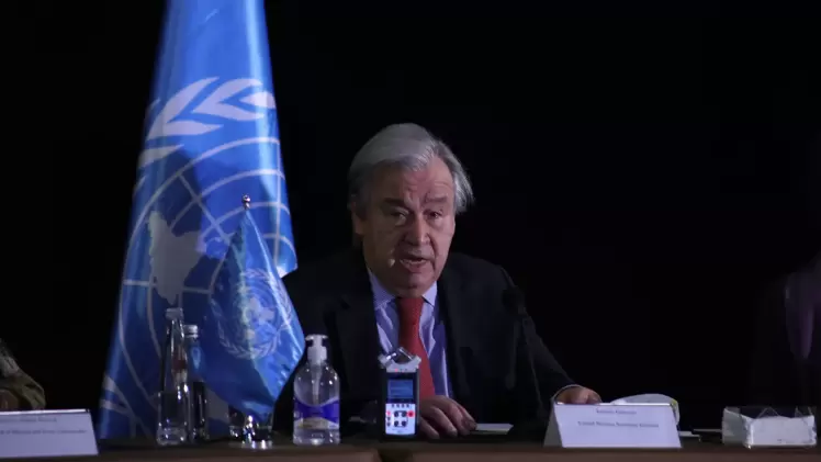 الأمين العام للأمم المتحدة أنطونيو غوتيريش