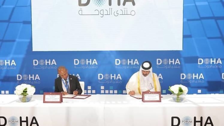 خلال توقيع اتفاقية التعاون